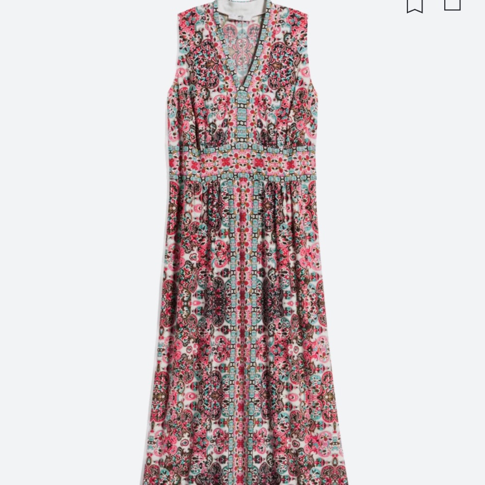 Sleeveless Jersey Maxi Dress